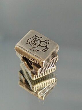 Authentic Pandora Study Books Charm – 790536 Sterling Silver (Retired)